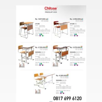 Kursi Kantor Chitose AYUMI AYUMI-HD MANABU AH-01 MANABU AH-01 HD MANABU AH-02