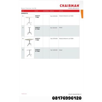 Meja Kantor Chairman BARESTO T 7550 ST 7550 T 7590 ST 7590